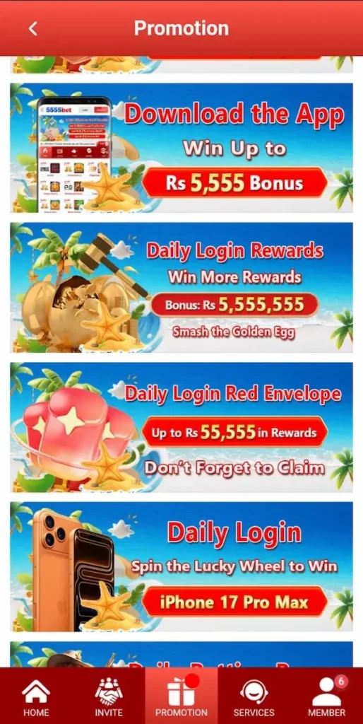 5555pak game promotions