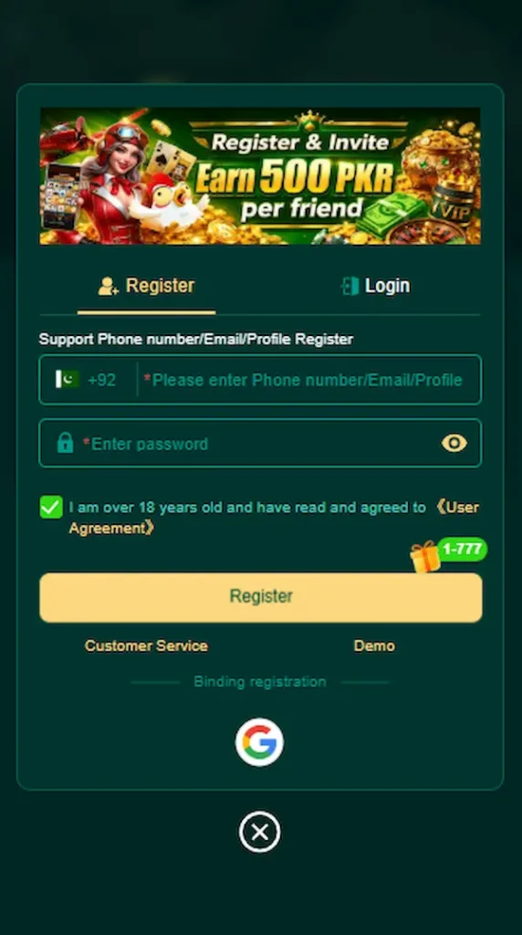 666ep game registration process