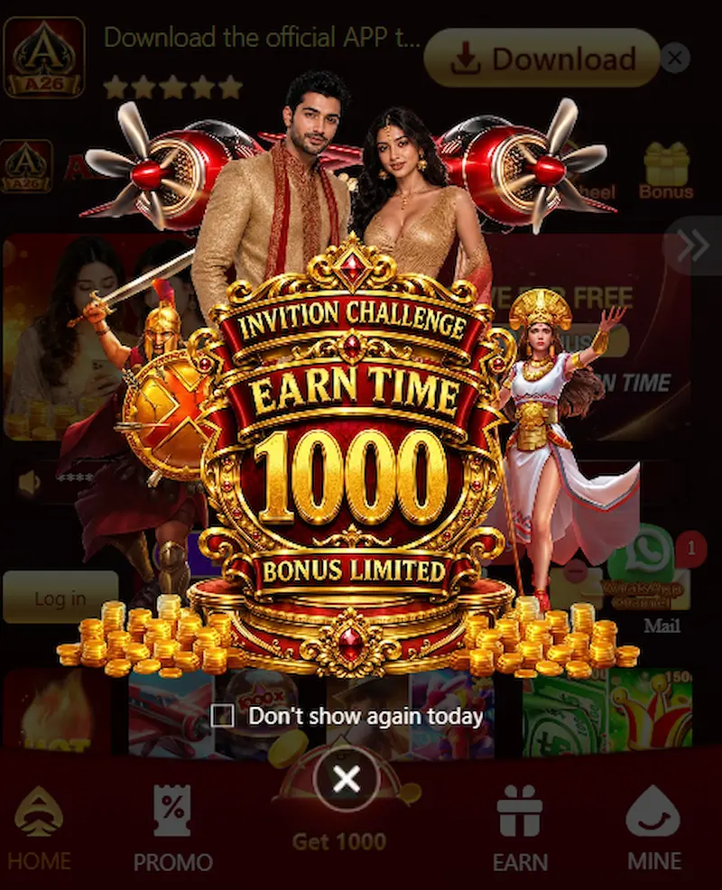 a26 game invitation bonus