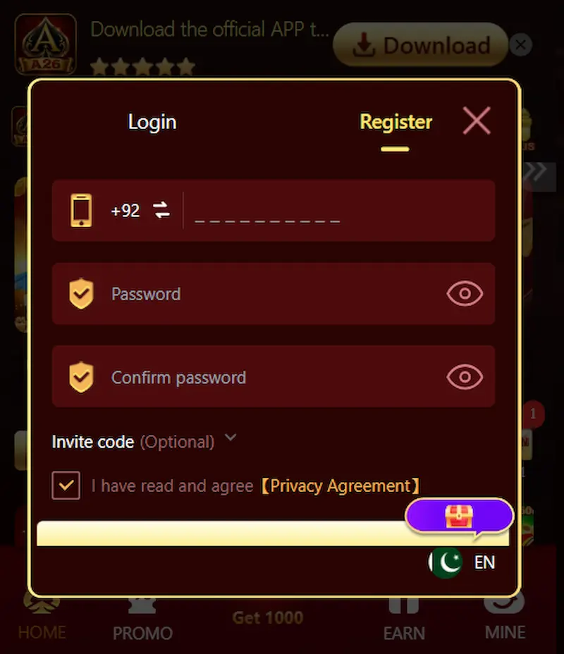 a26 game registration