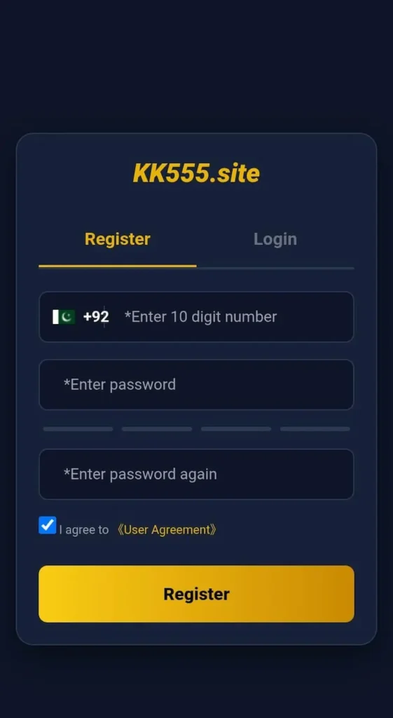 kk555 game registration